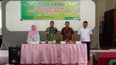 Musyawarah Desa Pembahasan dan Penetapan  RKP Desa 2023